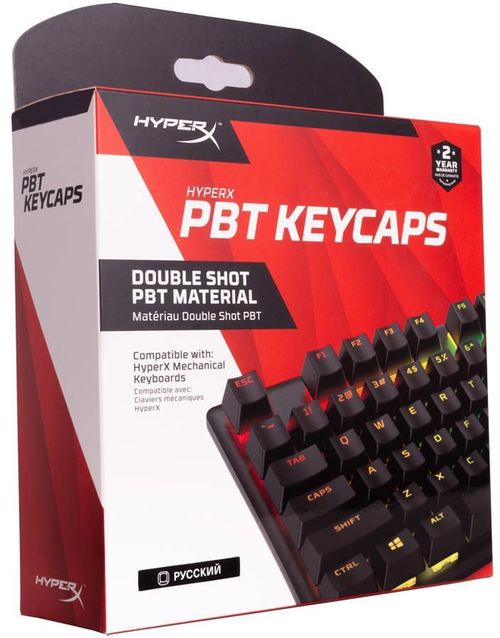 купить Клавиатура HyperX 519P1AA#ACB, PBT Keycaps Full Key Set Black в Кишинёве 
