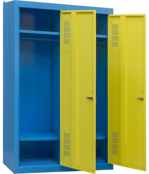 купить Офисная металлическая мебель УХЛ-МАШ ШОД-300/2 Шкаф одёжный детский (1300x600x350) в Кишинёве 