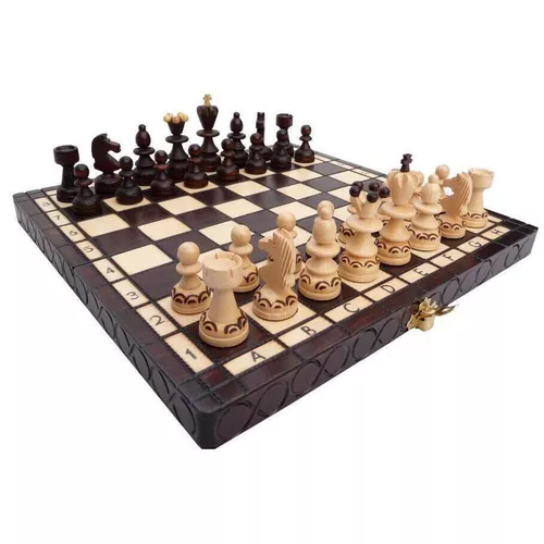 купить Настольная игра miscellaneous 5233 Sah din lemn 30 cm CH134AK Pearl, king 6,5 cm fag, mesteacan в Кишинёве 