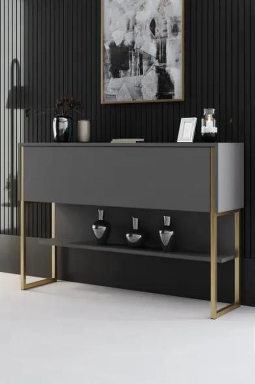 купить Стол Trendy Luxe, AurAntracit, 120x80x30cm (GTR005828) в Кишинёве 