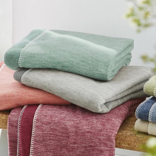 cumpără Textile de casă Ibena 2163/800 Jacquard Baumwolldecke Lausanne GOTS Grey în Chișinău 