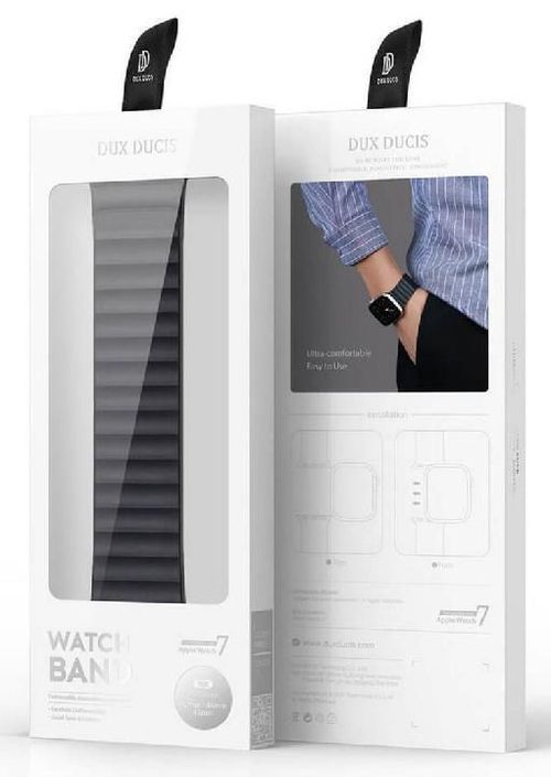 купить Ремешок Dux Ducis Chain Version Apple Watch 38MM/40MM/41MM, Black в Кишинёве 