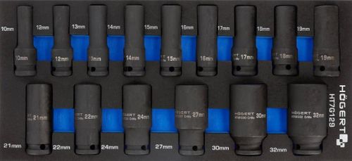 купить Система хранения инструментов Hoegert HT7G048-332 Тележка инструментальная 7 ящиков, 332 предмета в Кишинёве 