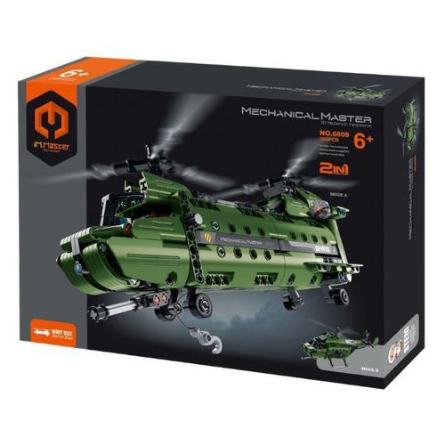 купить Конструктор iM.Master 6809 Elicopter Militar 2în1, Mechanical Master, 393pcs в Кишинёве 
