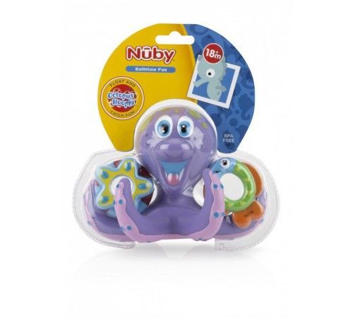 Игрушка для ванны Nuby Octopus 