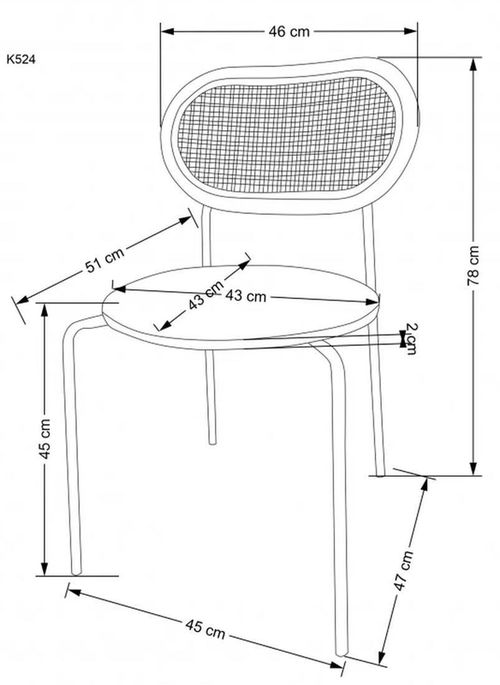 cumpără Scaun Halmar K-524 (gri) în Chișinău 