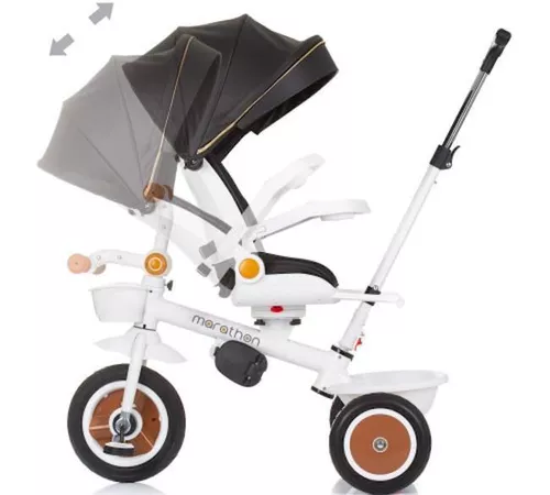 купить Велосипед-коляска Chipolino TRKMRT02402BW Marathon black/white в Кишинёве 