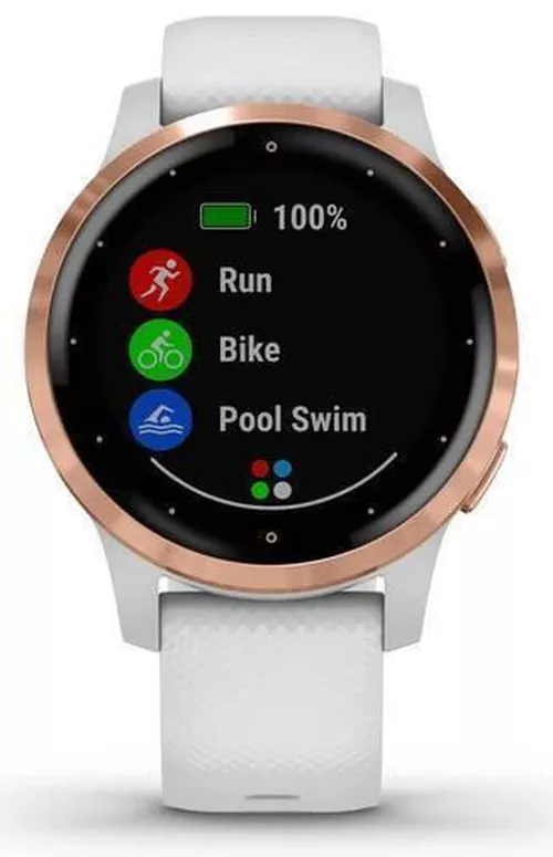 купить Фитнес-трекер Garmin Vivoactive 4S White/Rose Gold E.EU (010-02172-23) в Кишинёве 