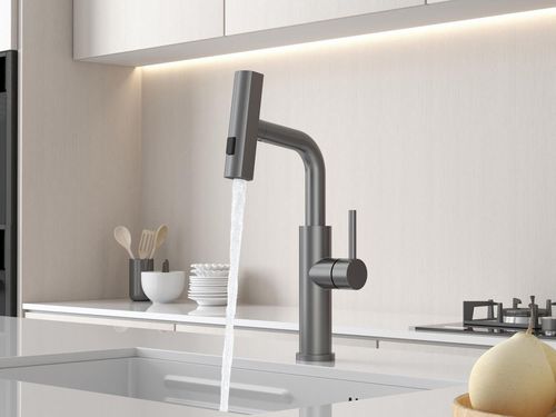 купить Смеситель кухонный Backer RAF 3281 Gun Gray в Кишинёве 