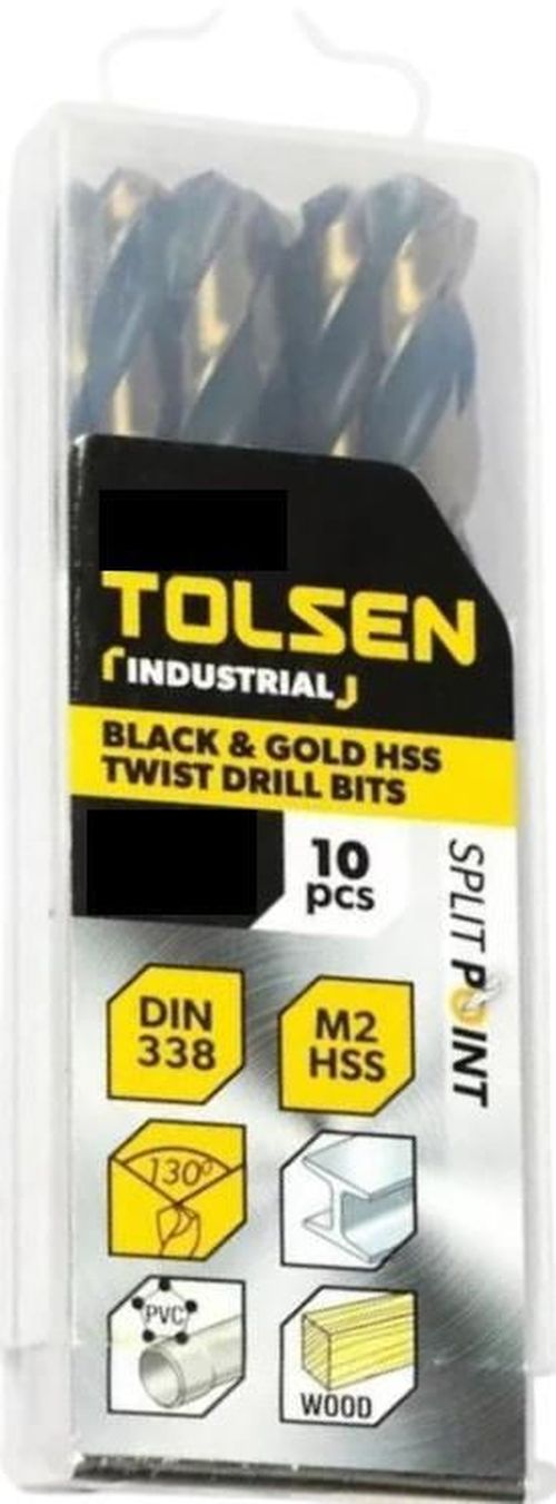 купить Сверло Tolsen Burghiu pentru metal HSS-M2 4.5mm (10buc) (75115) в Кишинёве 