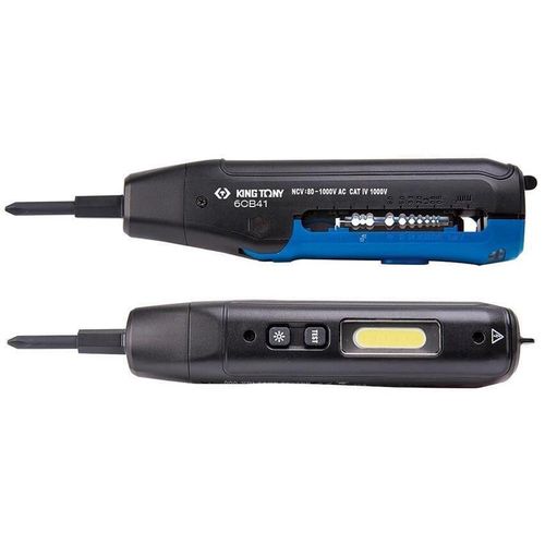 cumpără Set de scule electrice King Tony 6CB41 мультифункциональный инструмент - отвёртка, стриппер, фонарик, тестер питания în Chișinău 
