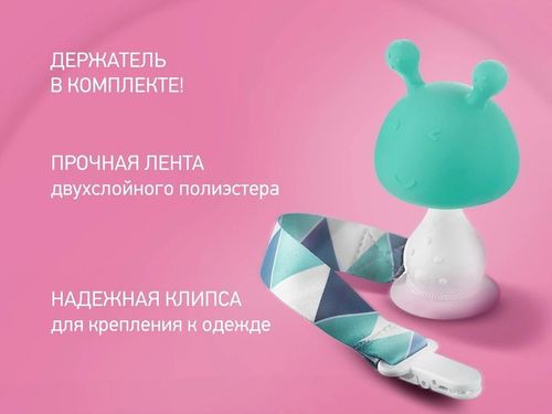 cumpără Iinel dentiție Roxy Kids RST-001-B Грибочек с держателем, в футляре, мятный în Chișinău 