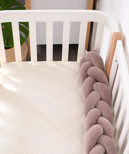 купить Бортик для кроватки Veres 154.02.15 Бампер-коса Mokko 120x15 в Кишинёве 