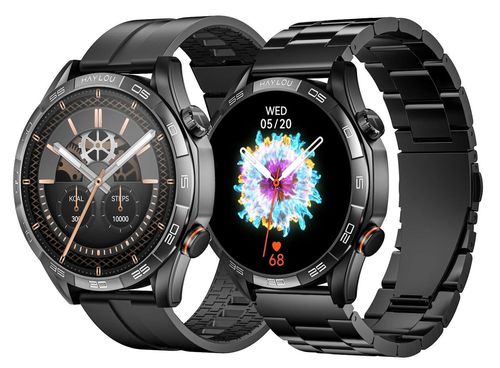 купить Смарт часы Haylou by Xiaomi Solar 5 Dual Strap Black в Кишинёве 