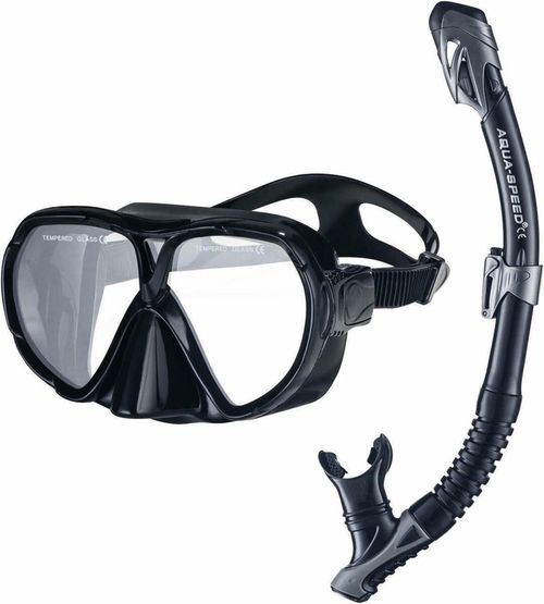 cumpără Accesoriu pentru înot Aqua Speed Mask and snorkel set Vanua + Borneo col.07B Mesh Bag (610) în Chișinău 