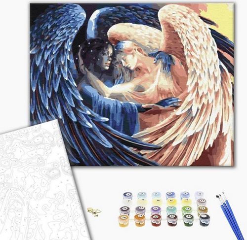 купить Картина по номерам BrushMe BS32023FC 40x50 сm (fără cutie) Luptă eternă в Кишинёве 