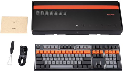 купить Клавиатура Varmilo VBM108 Bot: Lie 108Key, EC V2 Rose, USB-A, EN, White Led, Black в Кишинёве 