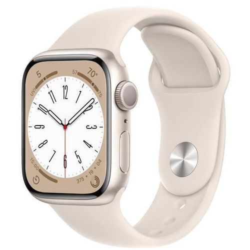 купить Смарт часы Apple Watch Series 8 GPS 41mm Starlight Aluminium Case MNP63 в Кишинёве 