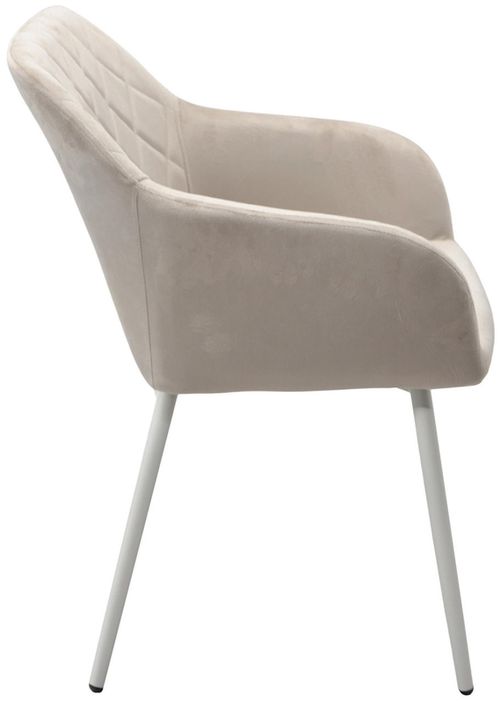cumpără Scaun Deco Loper Catifea SC-8266 Camel (HLR-7) + White Legs în Chișinău 