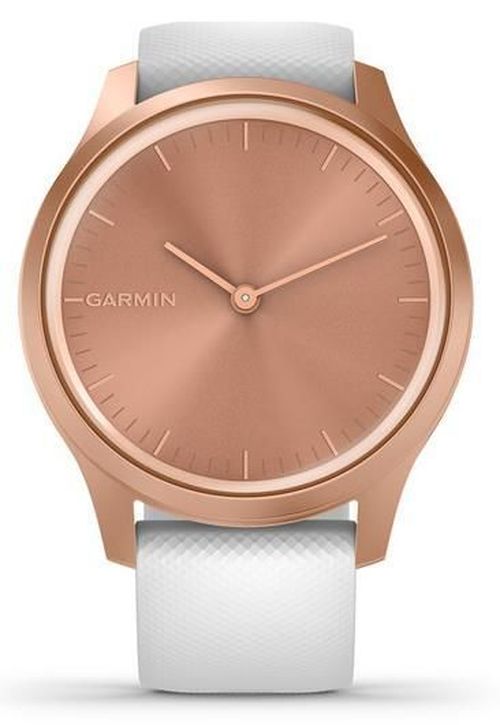 купить Фитнес-трекер Garmin vivomove Style, S/E EU, Rose Gold, White, Silicone в Кишинёве 