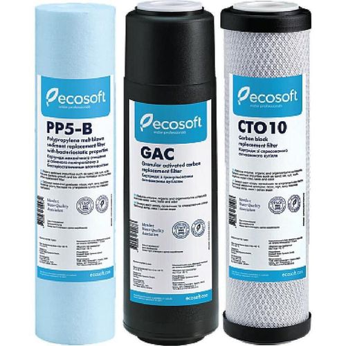 купить Картридж для проточных фильтров Ecosoft set p/u sistem cu osmoza inversa PURE AQUACALCIUM (47EK0607) в Кишинёве 