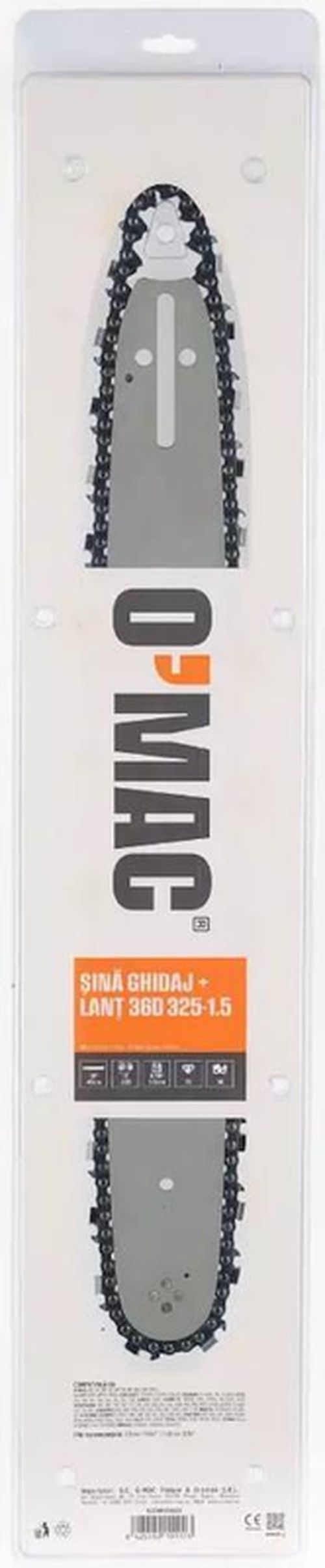 купить Аксессуар для пилы O'MAC Шина и цепь для цепной пилы 36D 325-1.5 в Кишинёве 