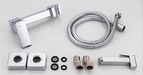 cumpără Baterie pentru bideu Frap F 7504 (bide) Alama Crom în Chișinău 