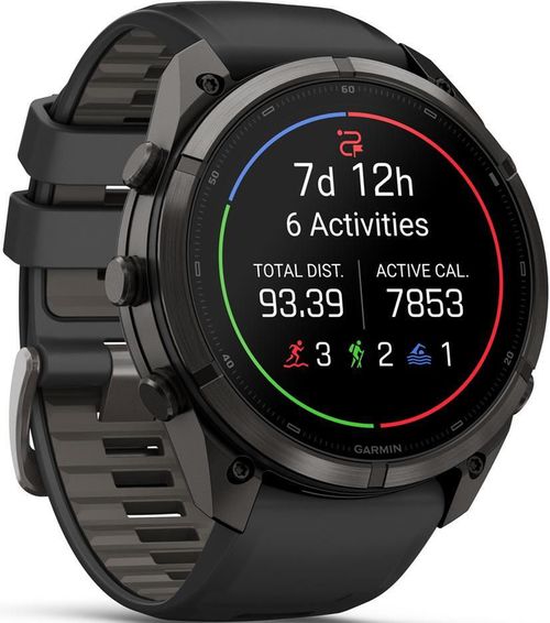 cumpără Ceas inteligent Garmin Fenix 9 Pro, 51mm, CnGyDLCTi, Bk/Pbl bd (010-04337-16) în Chișinău 