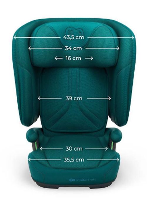 cumpără Scaun auto KinderKraft KCUNIT02GRE0000 Unity2 I-Size 100-150cm Green în Chișinău 