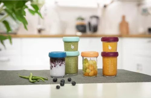 cumpără Seturi pentru hrănire bebelușilor Babymoov A004312 Set 8 boluri gradate din sticla, 120 ml / 240 ml în Chișinău 