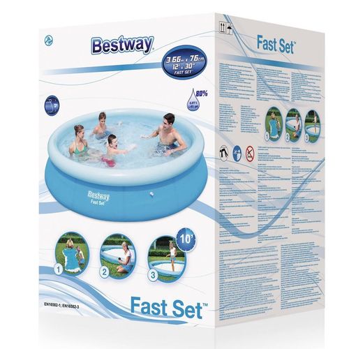 cumpără Piscină gonflabilă Bestway 57273BW Fast Set 366x76cm în Chișinău 