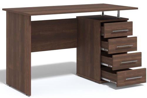 купить Офисный стол Fabrik Home СК-03 правый орех тёмный в Кишинёве 