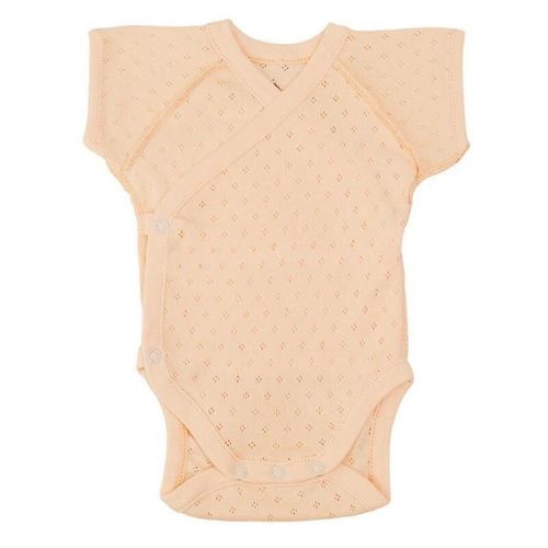 cumpără Haine pentru copii Minikin 25100562 Ажурный листик Боди р-р62, персиковый, девочка în Chișinău 