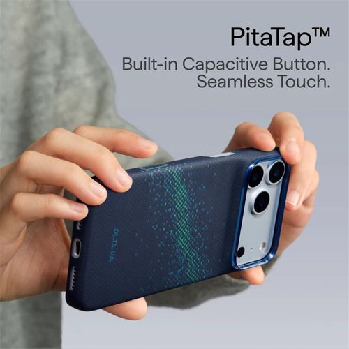 cumpără Husă pentru smartphone Pitaka Edge iPhone 18 Pro (Nearfield Blue), KI1805P în Chișinău 