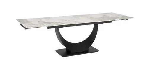 купить Стол Halmar FERNANDO marmura bej/negru (92700560) в Кишинёве 