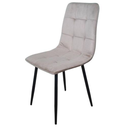купить Стул Hydro S Amadeo, velvet, 550x450x860, Bej в Кишинёве 