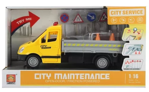 cumpără Mașină Wenyi 593A 1:16 Camionetă de întreținere a drumurilor cu fricțiune în Chișinău 