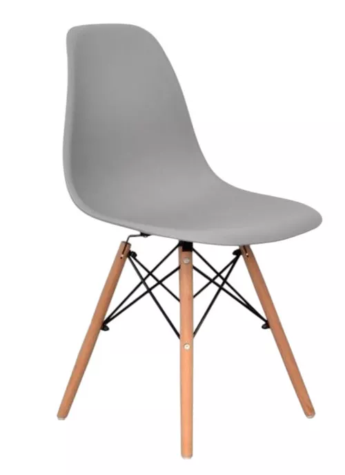 купить Комплект стол и стулья Evelin di Costacurta стол DT-404-1WO + 3 стула LC-021 Grey в Кишинёве 