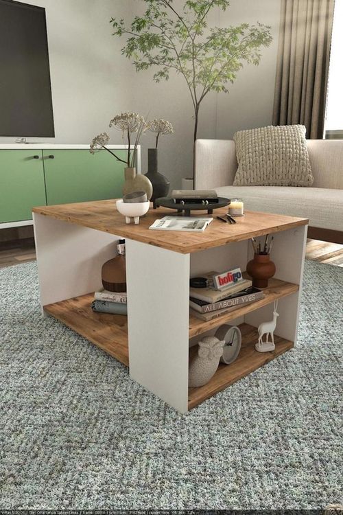 cumpără Măsuţă cafea Bofigo 22-50-21 Pine/White în Chișinău 