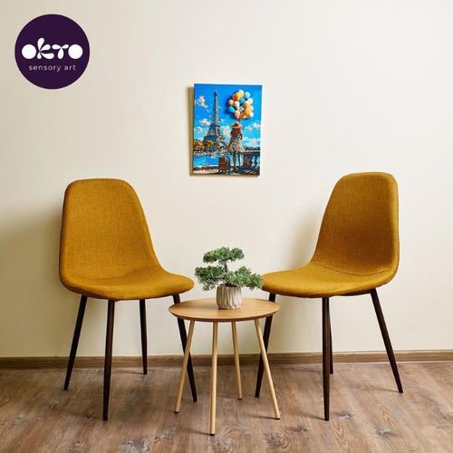 cumpără Set de creație Okto 30013 3D Pictură pe numere cu plastilină ușoară 30×40сm, Salutări din Paris în Chișinău 