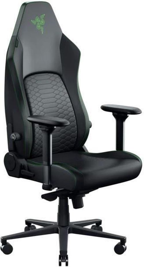 cumpără Fotoliu de birou Razer RZ38-04900700-R3G1 Chair Iskur V2 NewGen Black/Green în Chișinău 