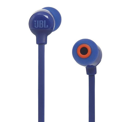 cumpără JBL Tune T110BT Blue Bluetooth Wireless In-Ear Headphones, 20Hz-20kHz, 16 Ohms, 96dB, Microphone, Remote, BT4.0, 120 mAh Lithium-Ion Polymer up to 6 hours, JBLT110BTBLU (casti cu microfon fara fir JBL / беспроводные наушники с микрофоном JBL) în Chișinău 