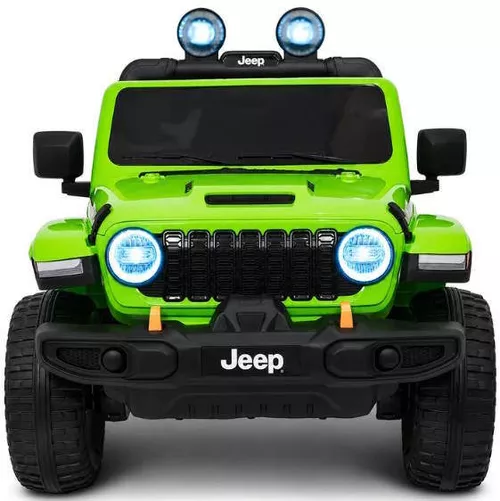 cumpără Mașină electrică pentru copii Kids car DK-JWR556_Green Jeep Wrangler Rubicon 392, 12V10AH, scaune din piele în Chișinău 