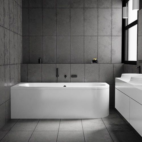 купить Ванна Bonito Home Vella 2 1700x725 левая акрил, асимметричная в Кишинёве 