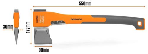 cumpără Topor Daewoo DWX1700S 1700гр, 550mm (ручка стекловолокно) în Chișinău 