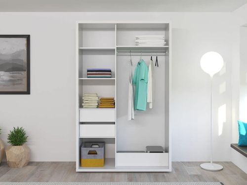 cumpără Dulap Bayro Parma 1400x2250x600 белый, купе în Chișinău 