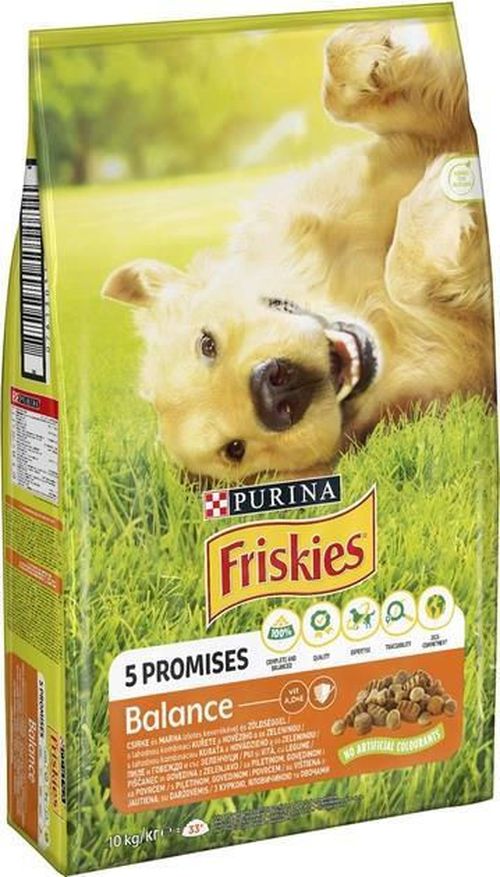 купить Корм для питомцев Purina Friskies Balance Dog hr.usc. p/caini (pui,legume) 10kg (1) в Кишинёве 