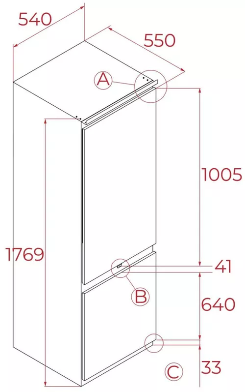 cumpără Frigider încorporabil Teka RBF 73380 FI în Chișinău 