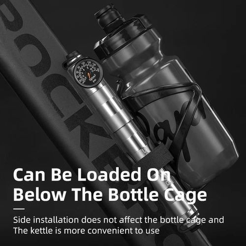 купить Аксессуар для велосипеда Rockbros HQ-67A-L03 Pompa pentru bicicleta din aluminiu, 160 PSI в Кишинёве 