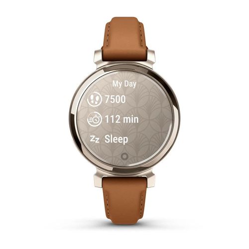 cumpără Ceas inteligent Garmin Lily® 2 Classic, Cream Gold with Tan Leather Band (010-02839-02) în Chișinău 